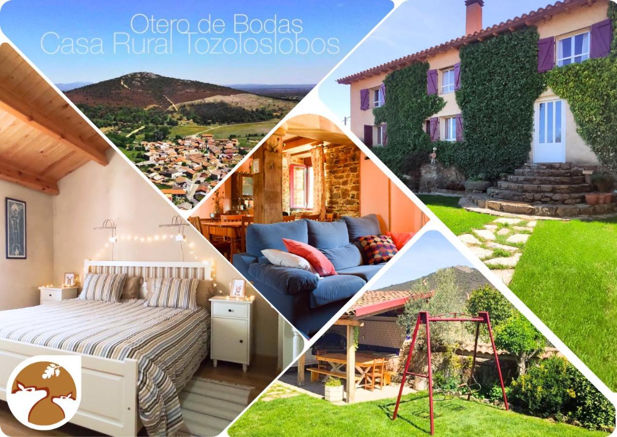 Casa Rural Tozolosolobos Otero de Bodas ภายนอก รูปภาพ
